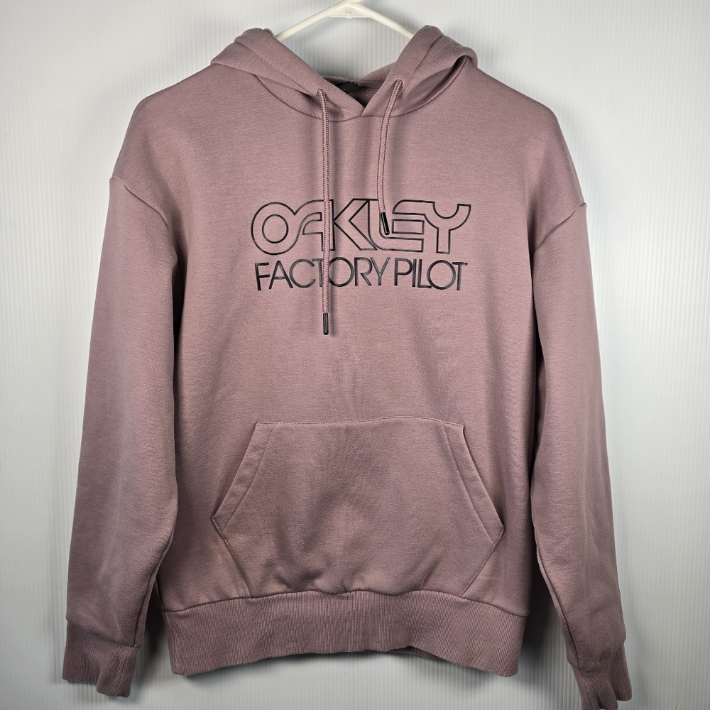 Oakley Factory Pilot RC Women's Pink Hoodie Sweatshirt Size Small